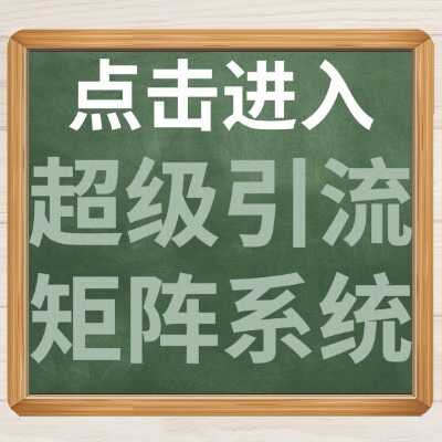 超级引流矩阵系统
